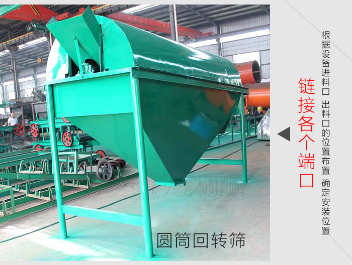 根據(jù)設(shè)備進料口、出料口的位置布置，對篩體安裝位置進行確定